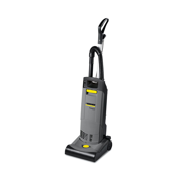 Upright brush-type vacuum cleaners
